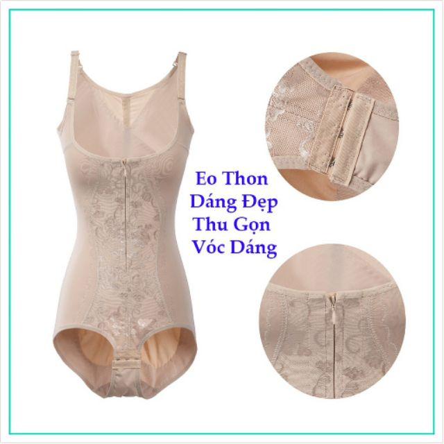 Áo gen kéo khóa thu gọn vòng eo định hình 3 trong 1 vóc dáng