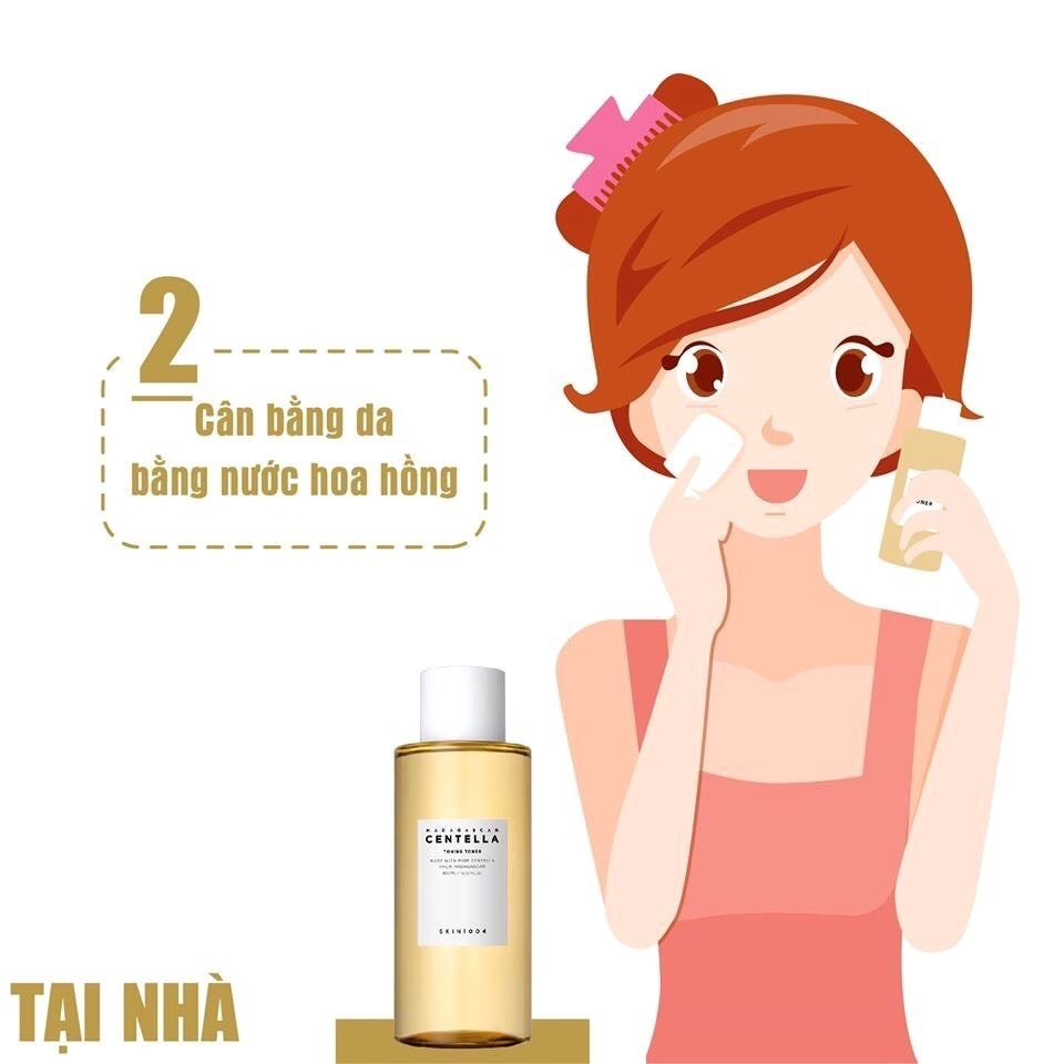 Bộ 5 Sản Phẩm Giảm Mụn Làm Dịu Da Skin1004 Madagascar Centella (Sữa Rửa Mặt 125ml+ Toner 210ml + Serum 55ml hoặc 100ml + Kem Ngày 75ml+ Kem Đêm 75ml)