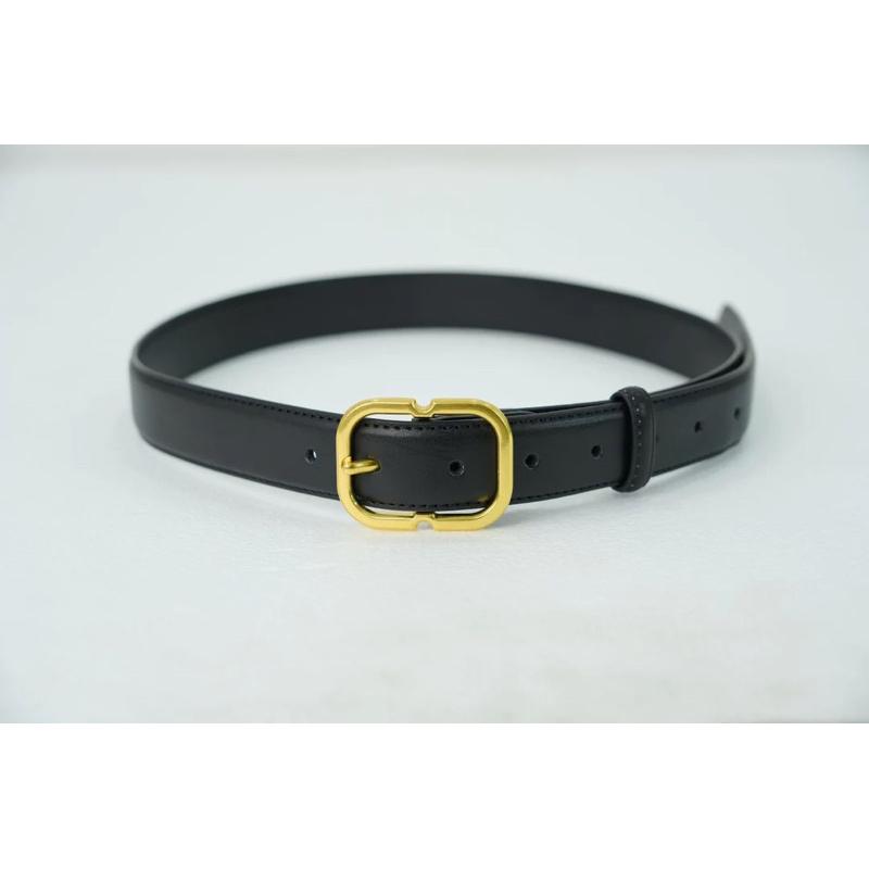 Thắt lưng nữ bản nhỏ 3 CM mặt khoá đồng cao cấp, dây nịt nữ thời trang siêu sang chảnh -B08