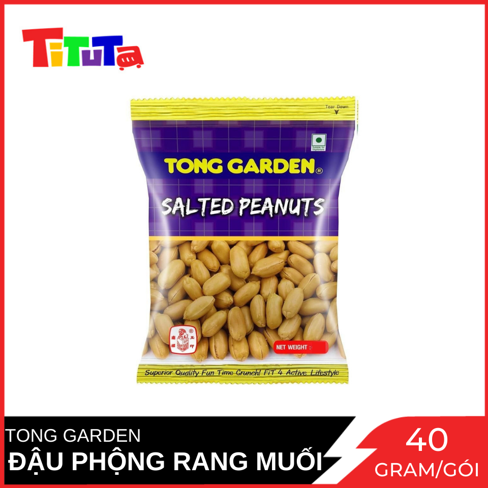 Đậu Phộng Rang Muối Tong Garden Gói 38g