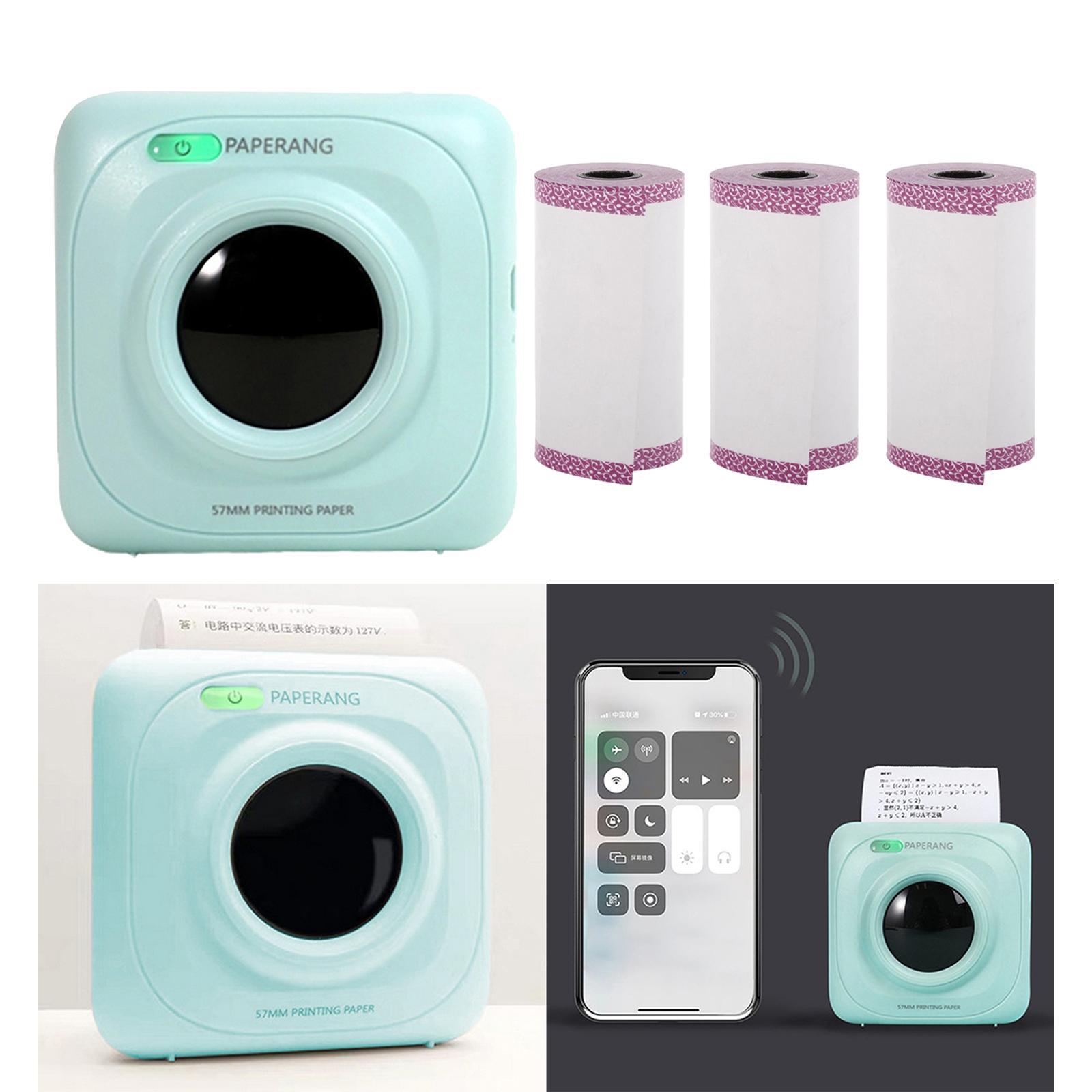 Wireless Photo Label with 4 Roll Thermal Paper  StyleA