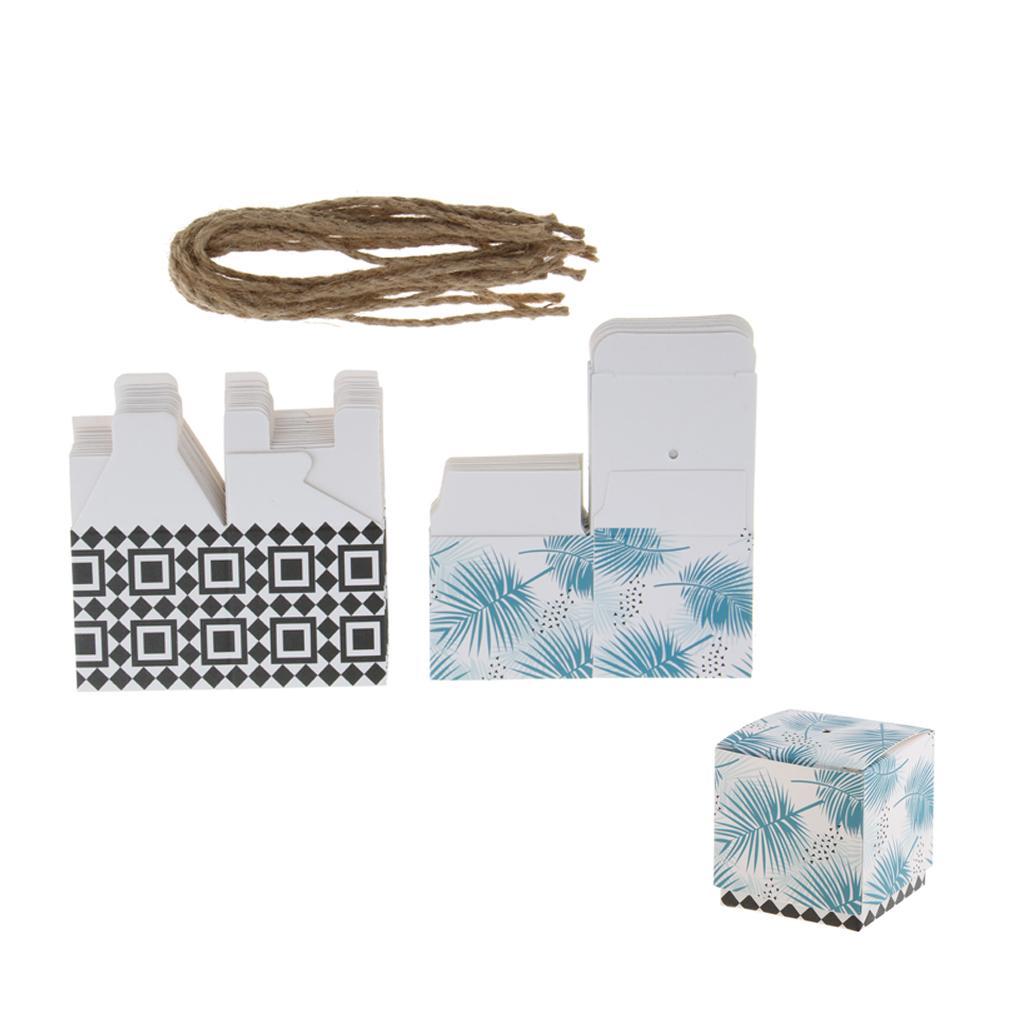 12x Hawaiian Palm Leaves Boxes Candy Chocolate Box Wedding Gifts Favors