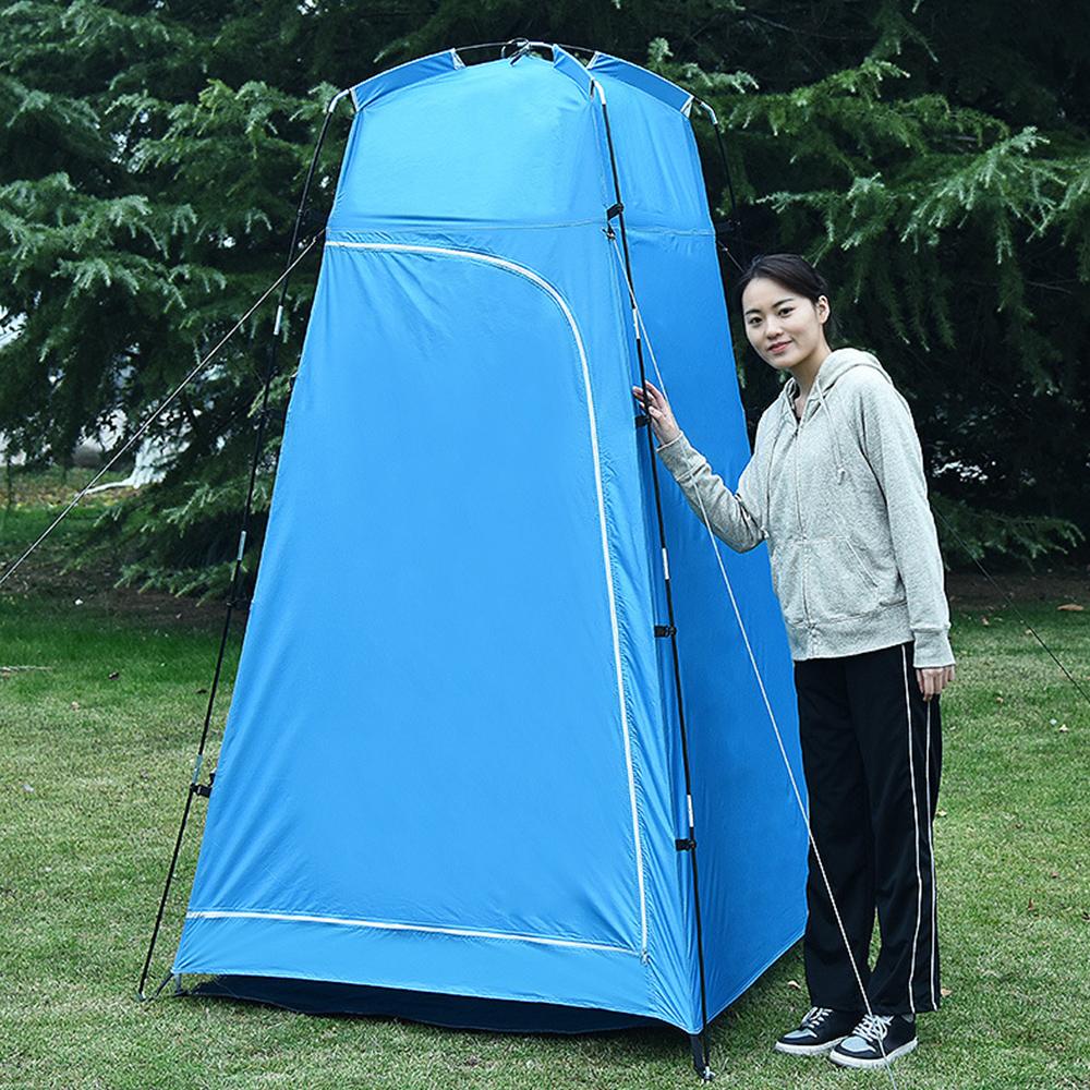 Lều thay đồ , phòng tắm di động ngoài trời có cửa sổ bằng vải polyester chất lượng cao, chống mài mòn và bền