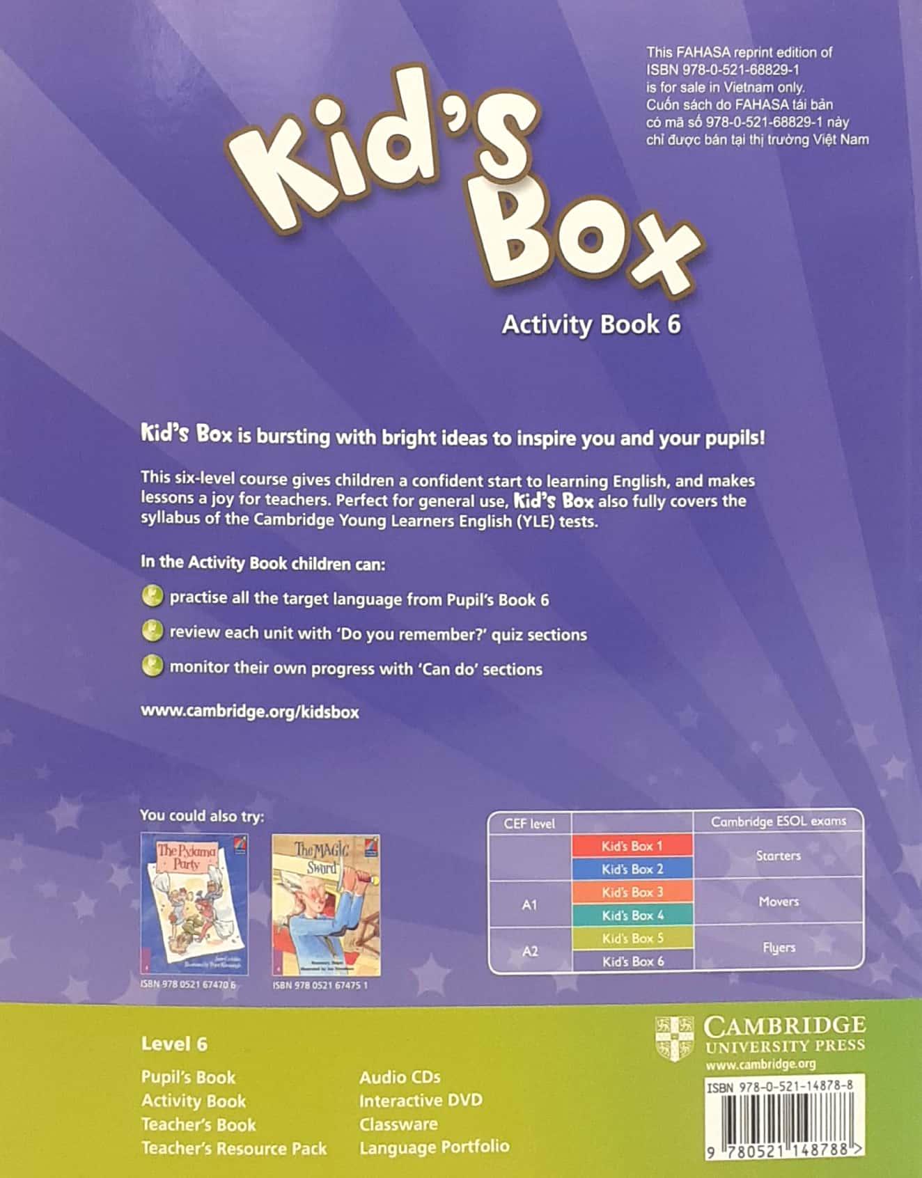 Kid's Box 6 Activity Book Edition