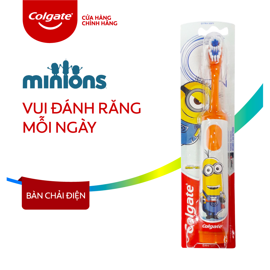 Bàn chải đánh răng điện Colgate Minions dành cho trẻ em