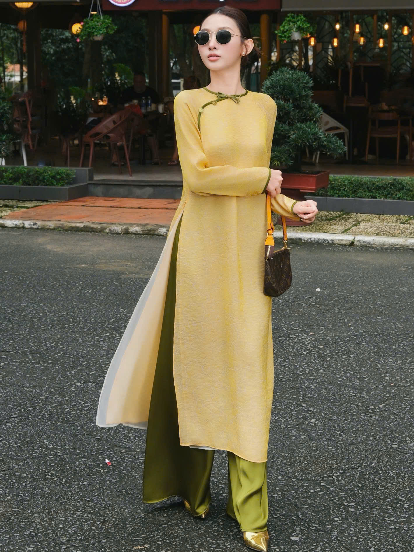 Áo dài Kim Xuân NGADO , áo dài Tết , áo dài cách tân , áo dài truyền thống