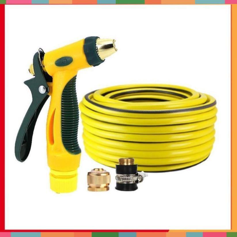 Bộ dây vòi xịt nước rửa xe, tưới cây tăng áp 3 lần,loại 3-5M  206317