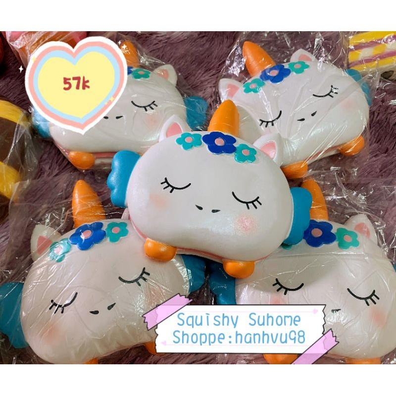 Squishy Bánh kẹp Kỳ lân Dễ thương(Có bao bì)