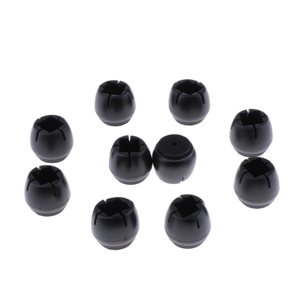 10pcs  Chair Leg Caps Wood Furniture Floor Protectors Table Glides