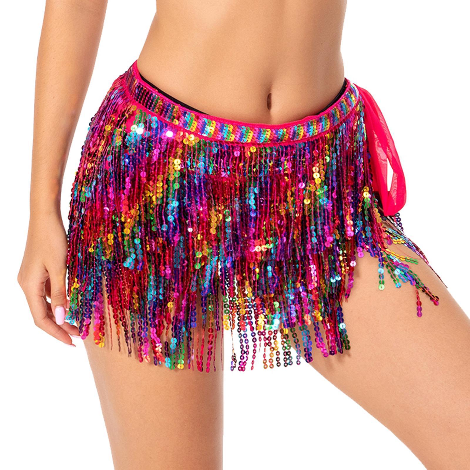 Belly Dance Skirts for Women, Performance Skirt Party Costume for Women and Girls