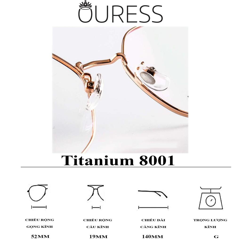 GỌNG KÍNH TITAN MMR CHẤT LIỆU CAO CẤP SIÊU NHẸ SIÊU BỀN – 8001