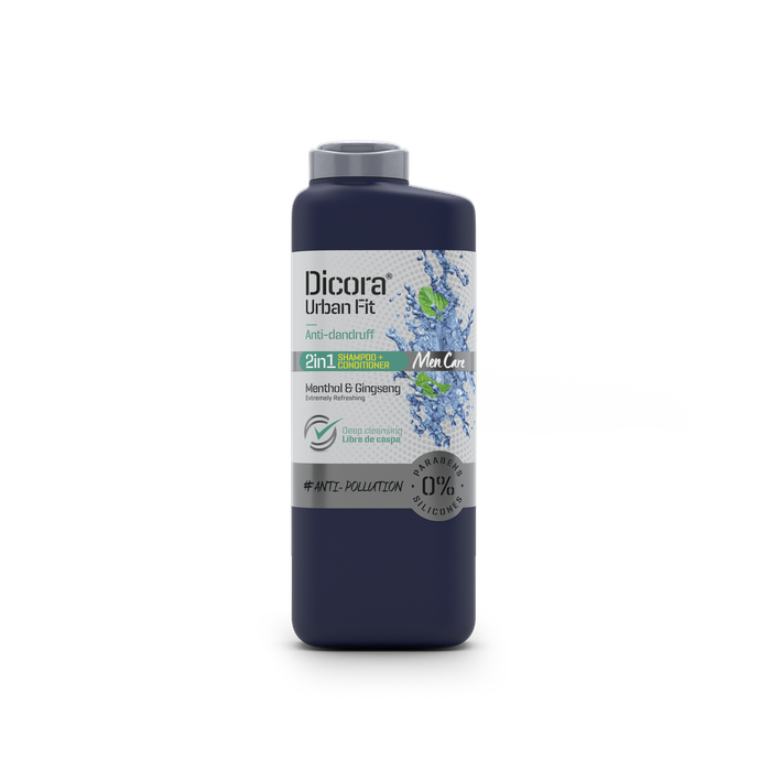 Gội - xả 2in1 chống gàu dành cho nam giới Dicora Urban Fit 400ml