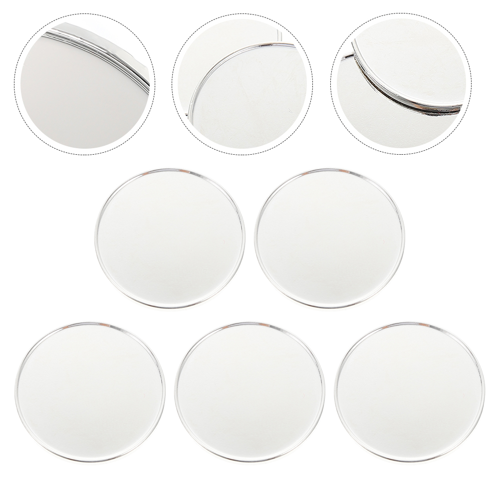 Điểm đánh dấu công cụ đánh dấu đánh dấu Flat Funny Chips Chip sửa chữa Poker Round Golft Line Vị trí định vị tùy chỉnh màu sắt: Bạc