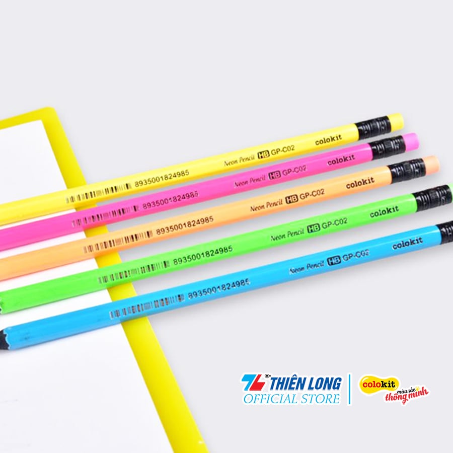 Bút chì gỗ Neon Thiên Long Colokit GP-C02 - 01 Cây