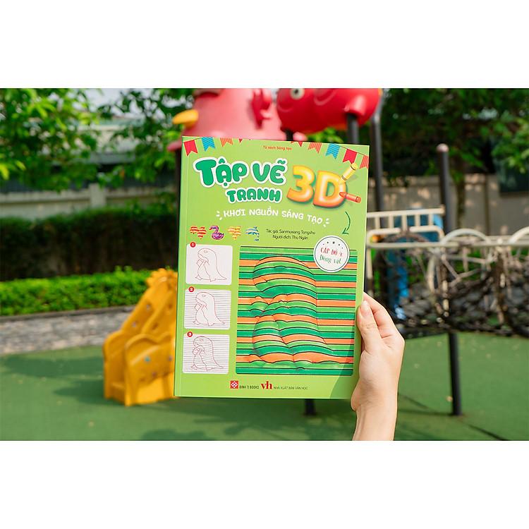 Sách Tập vẽ tranh 3D, khơi nguồn sáng tạo