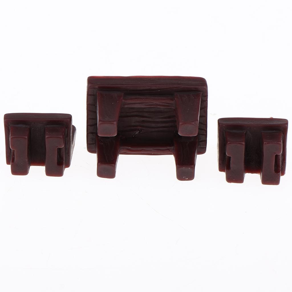 3 Pieces Dollhouse Miniature Set Accessories Dollhouse
