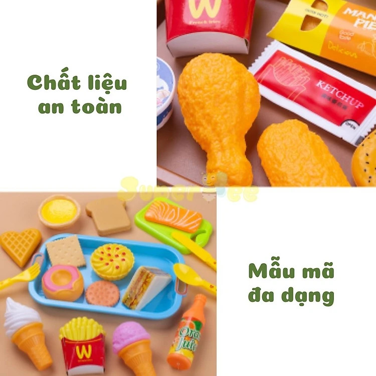 Bộ đồ chơi mô hình nấu ăn 84 món GROFA - Hàng chính hãng