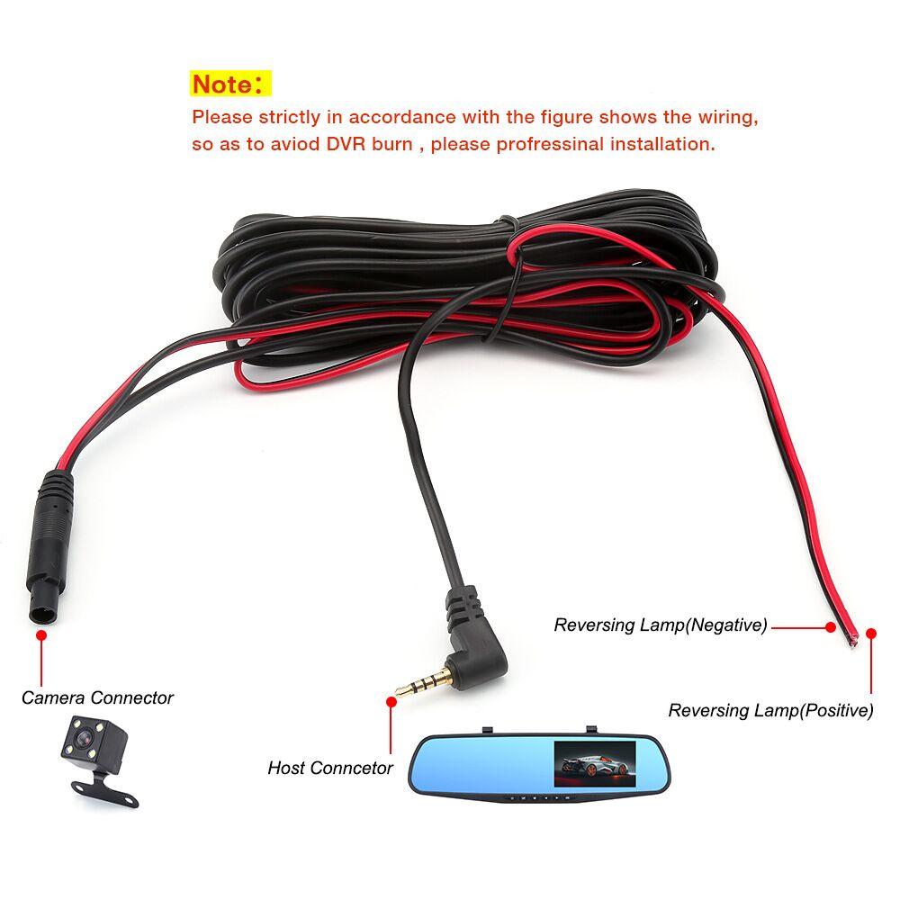 Camera Chiếu Hậu 4 Bóng Led HD 2.5mm Cho Xe Hơi