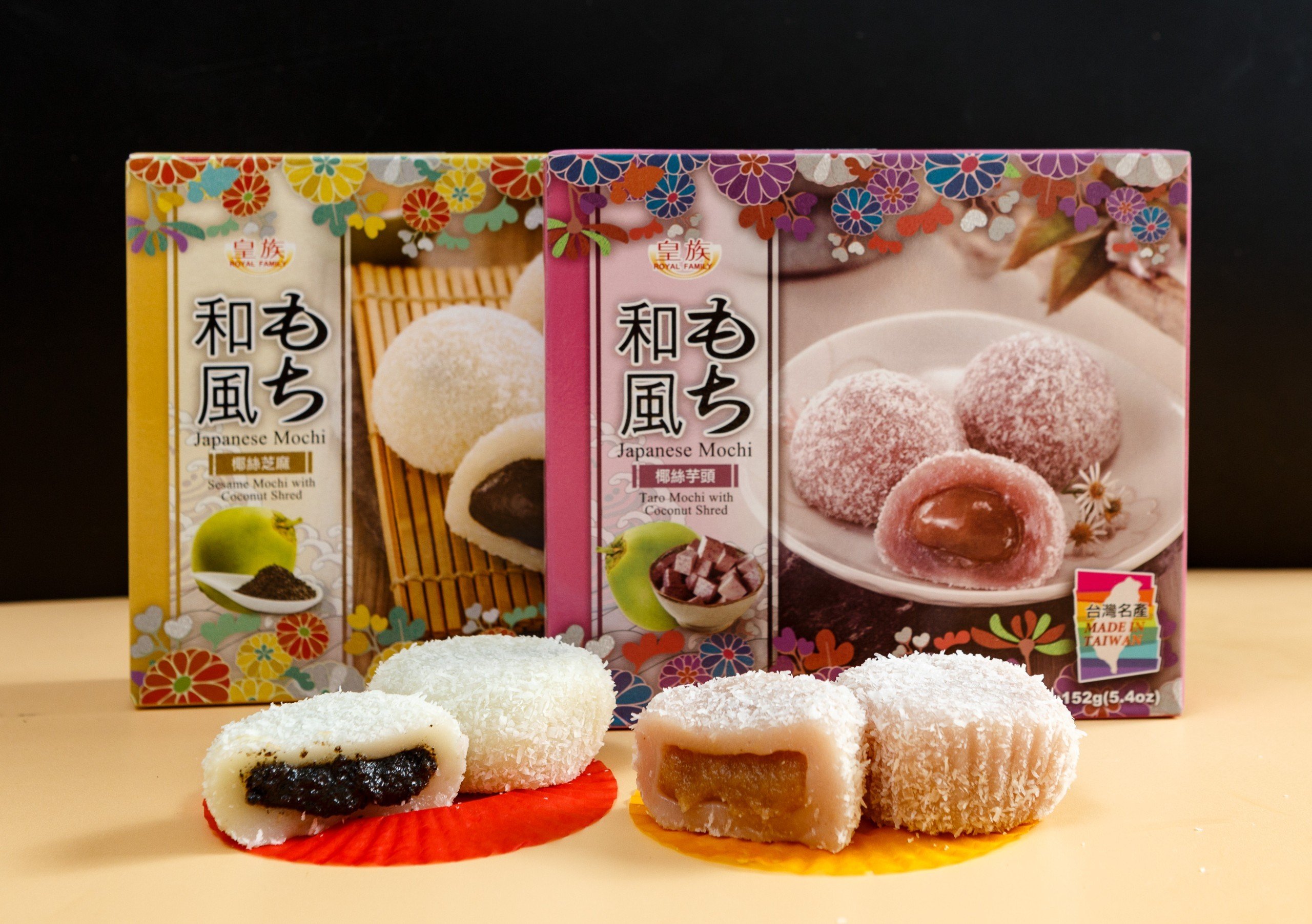 Bánh Mochi đài loan ăn vặt vị khoai môn phủ cơm dừa 152g An Gia Sweets & Snacks