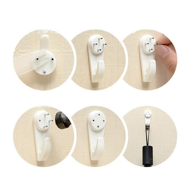 Đinh Treo Tường 3 Chân và 4 Chân Treo Khung Ảnh,Treo Đồ Không Cần Khoan Tường