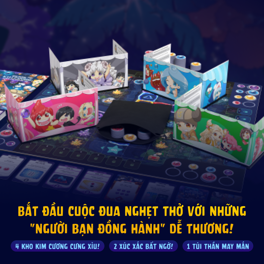 Board game Lớp Học Mật Ngữ - Khu Rừng Kim Cương - Board Game VN