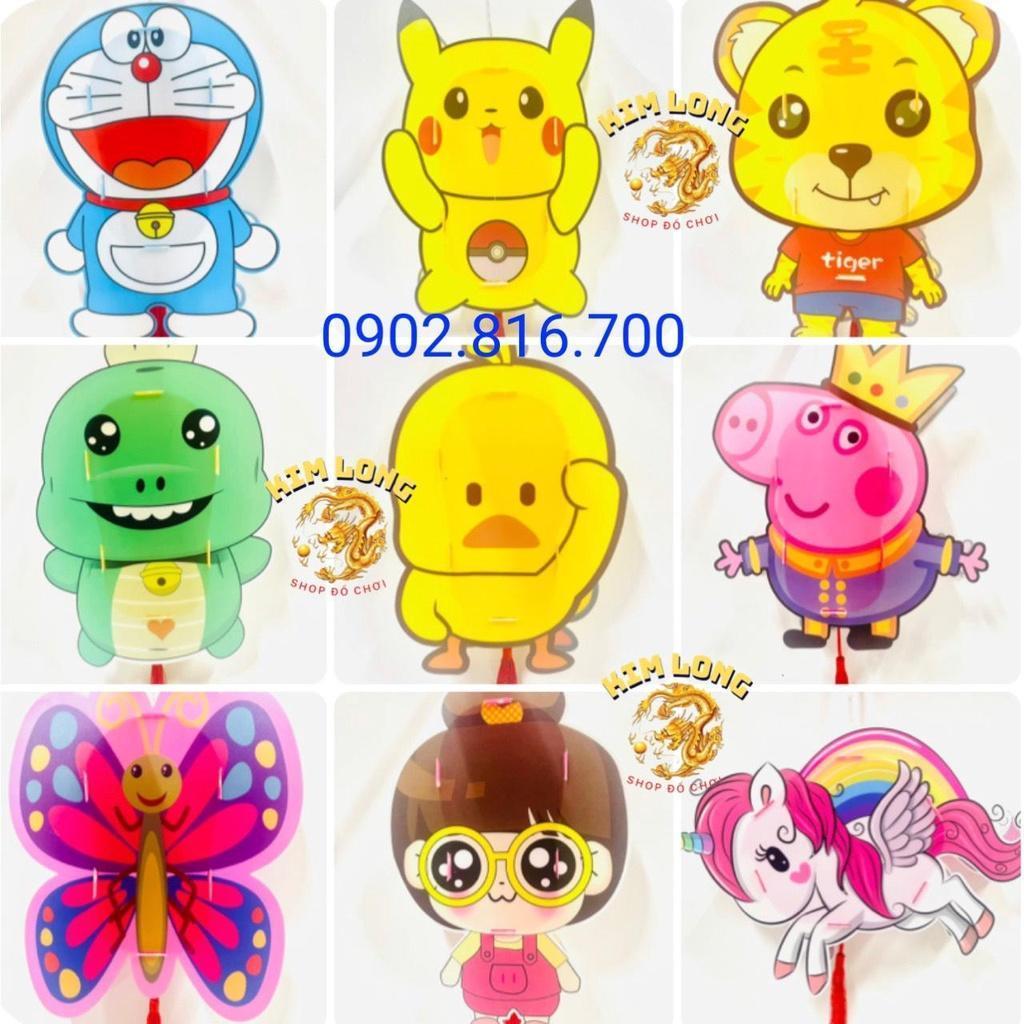 Đồ chơi lồng đèn trung thu bằng nhựa có đèn phát sáng cho bé quà tặng trung thu