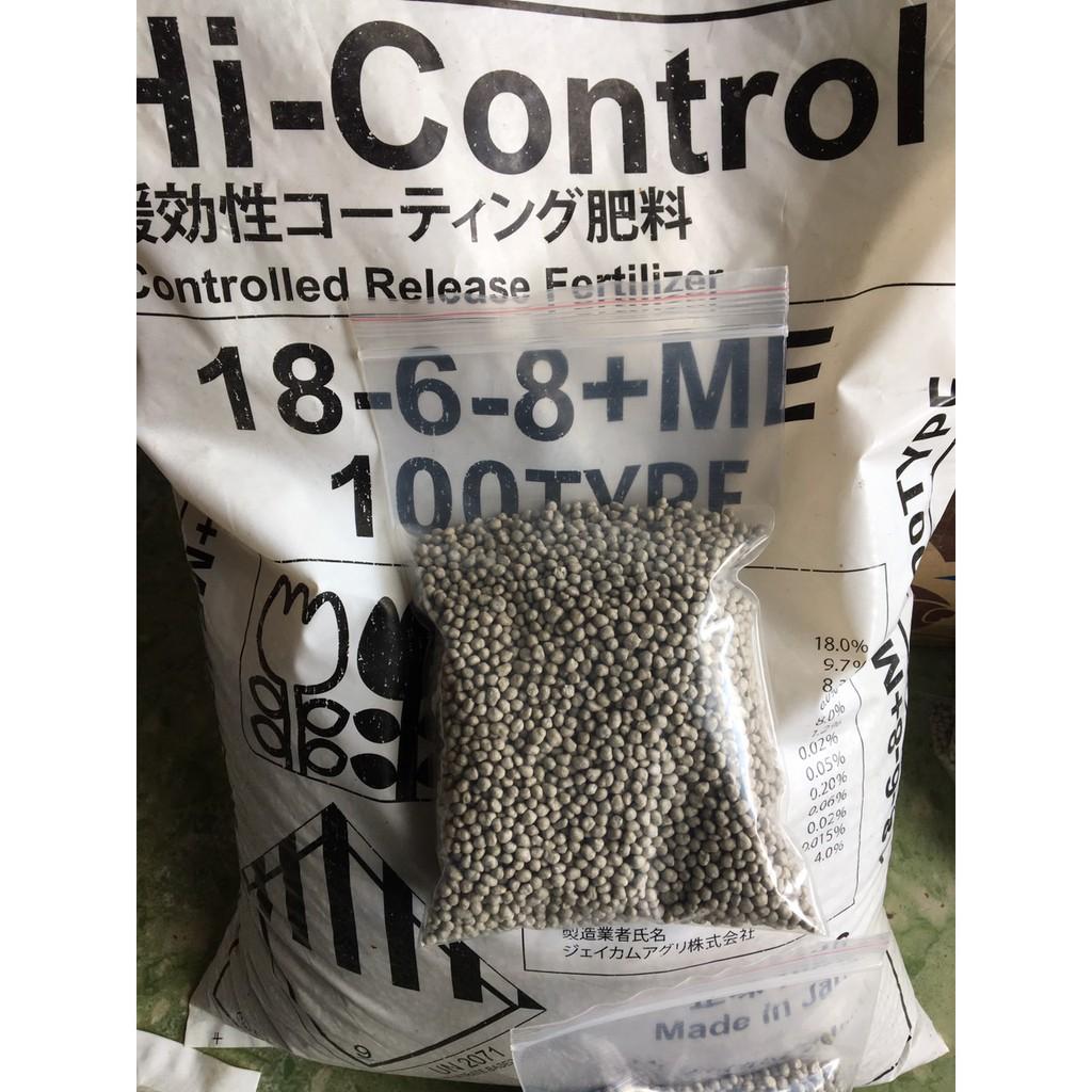 Phân chì tan chậm của Nhật 18-6-8 ME gói 500gr ra từ bao 10kg
