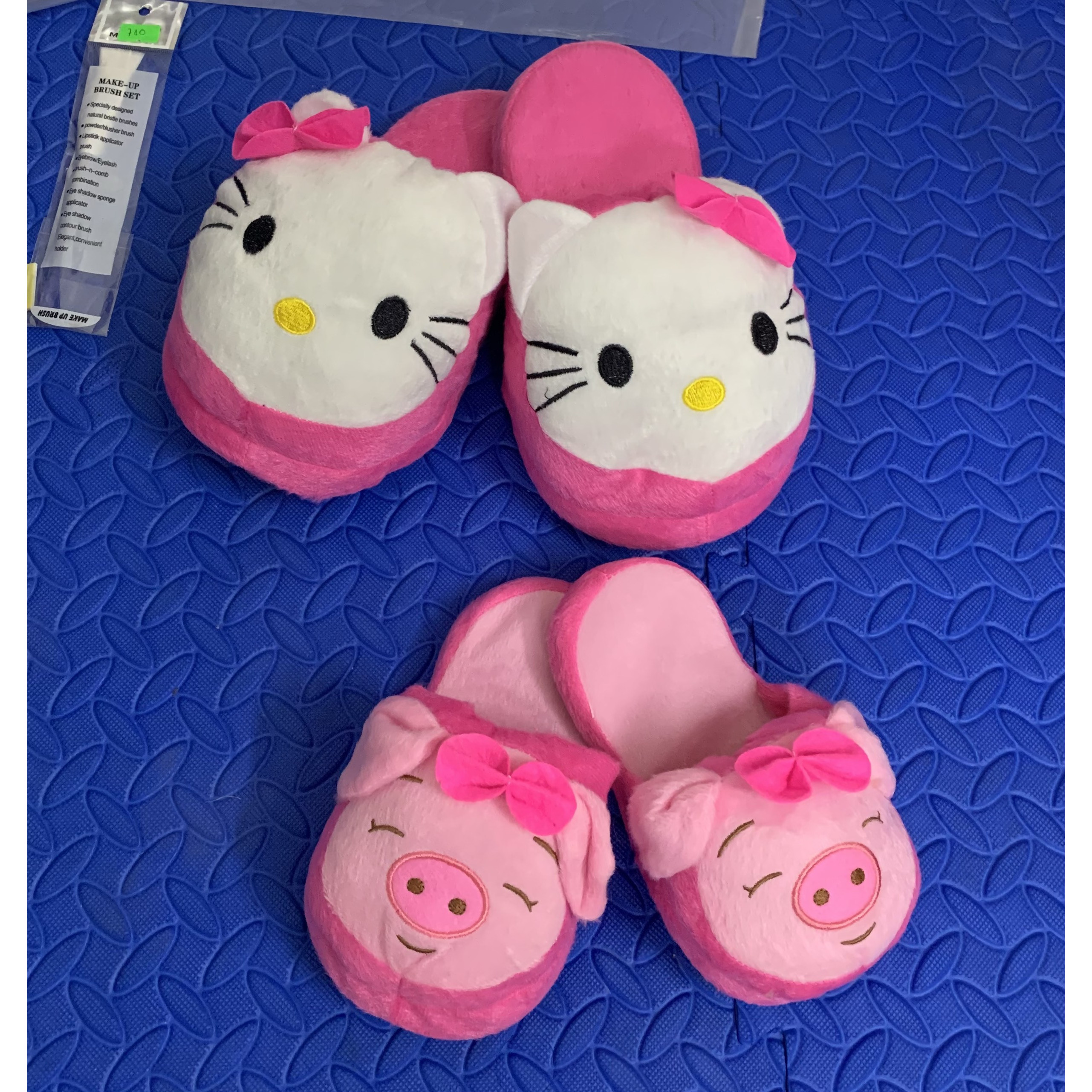BỘ DÉP BÔNG MẸ VÀ BÉ HÌNH THÚ CUTE