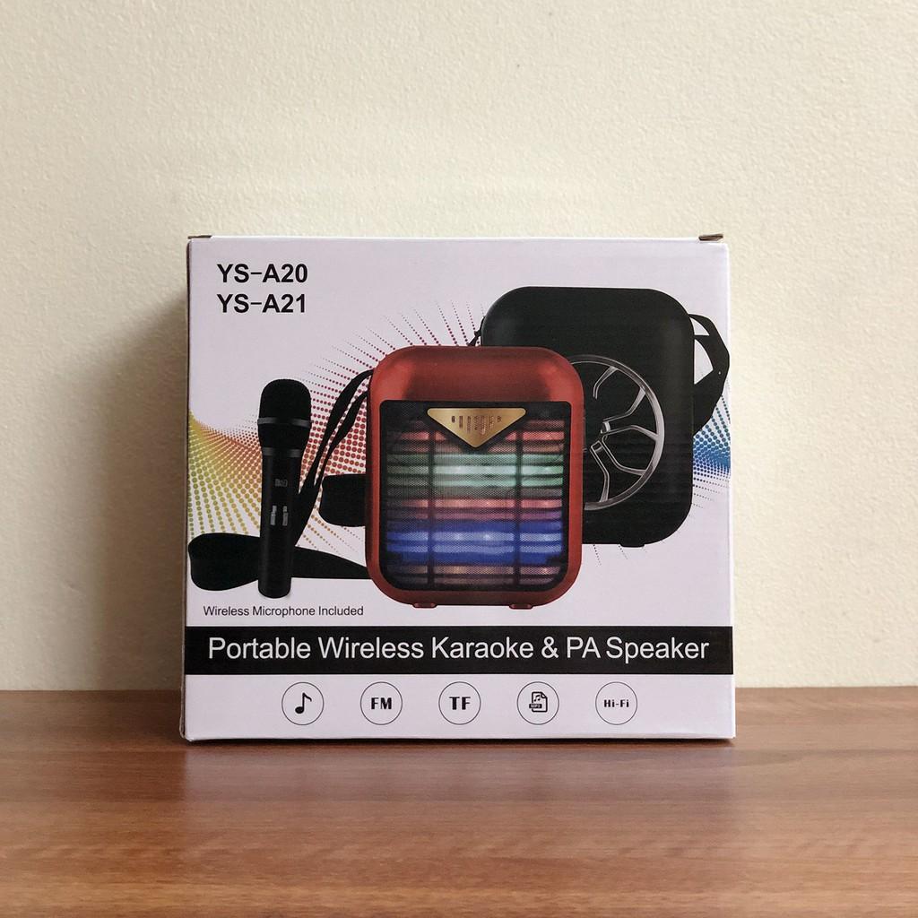 Loa karaoke bluetooth YS-A21 tặng 1 micro không dây ( Hàng Chính Hãng )