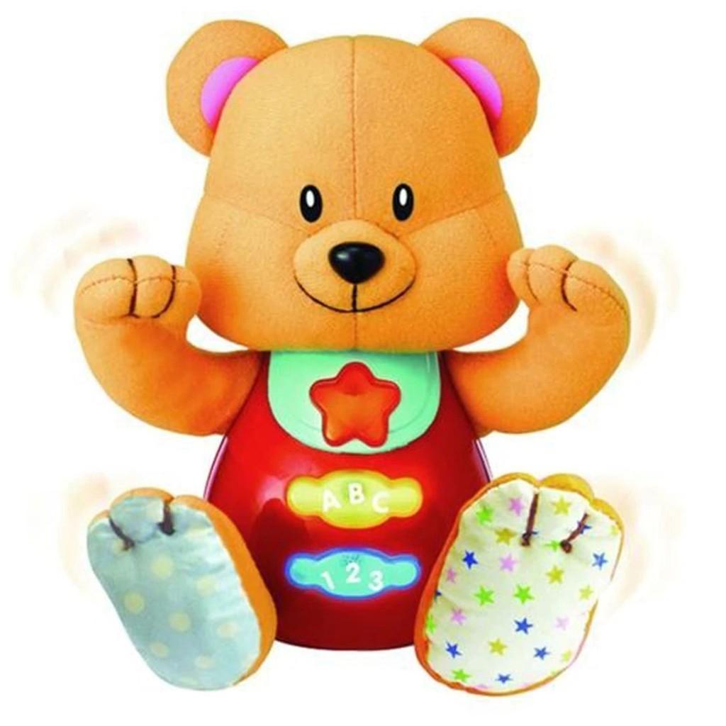 Thú bông đồ chơi có nhạc hát và học tiếng Anh cùng Gấu Bear đáng yêu Winfun - 0617 - phát triển ngôn ngữ - cảm xúc