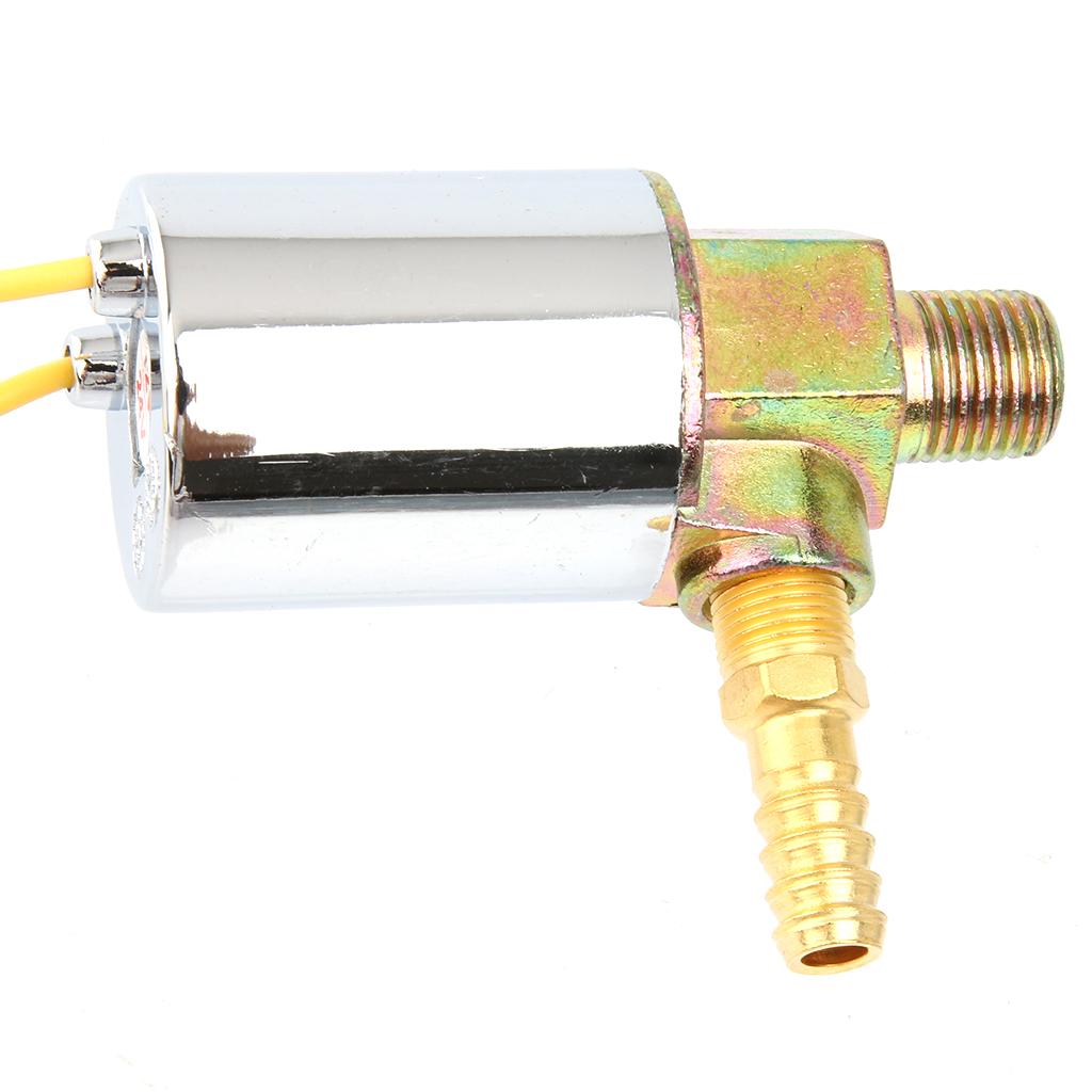2x 12V 24V Car Truck Air Horn Electric Solenoid Valve Heavy Duty 1/4" Chrome