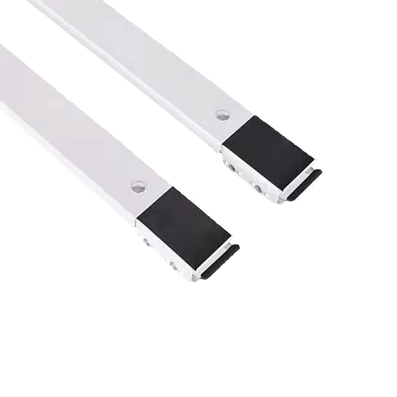 2pcs Washing Machine Stand Multi-functional Mobile Base Holder White