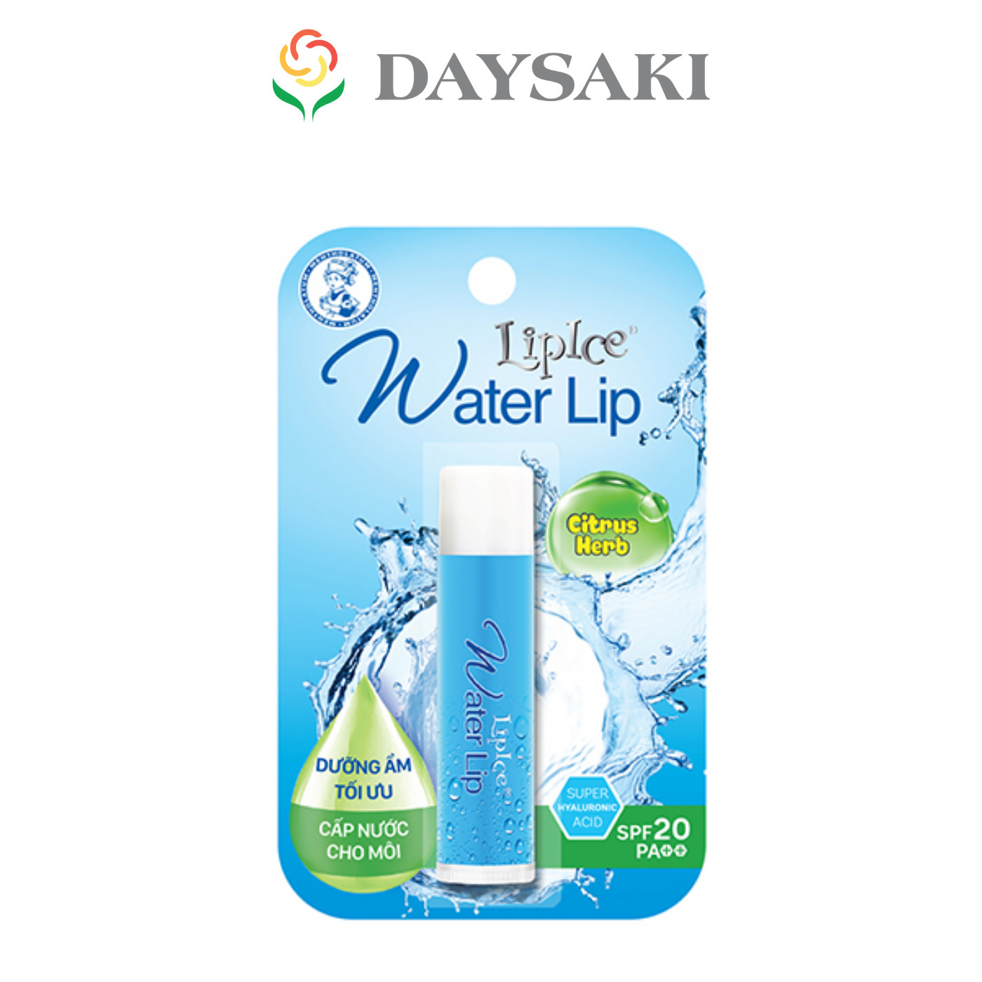 LipIce Son Dưỡng Hương Chanh Thảo Mộc SPF20 PA++ Citrus Herb Water Lip 4.3g