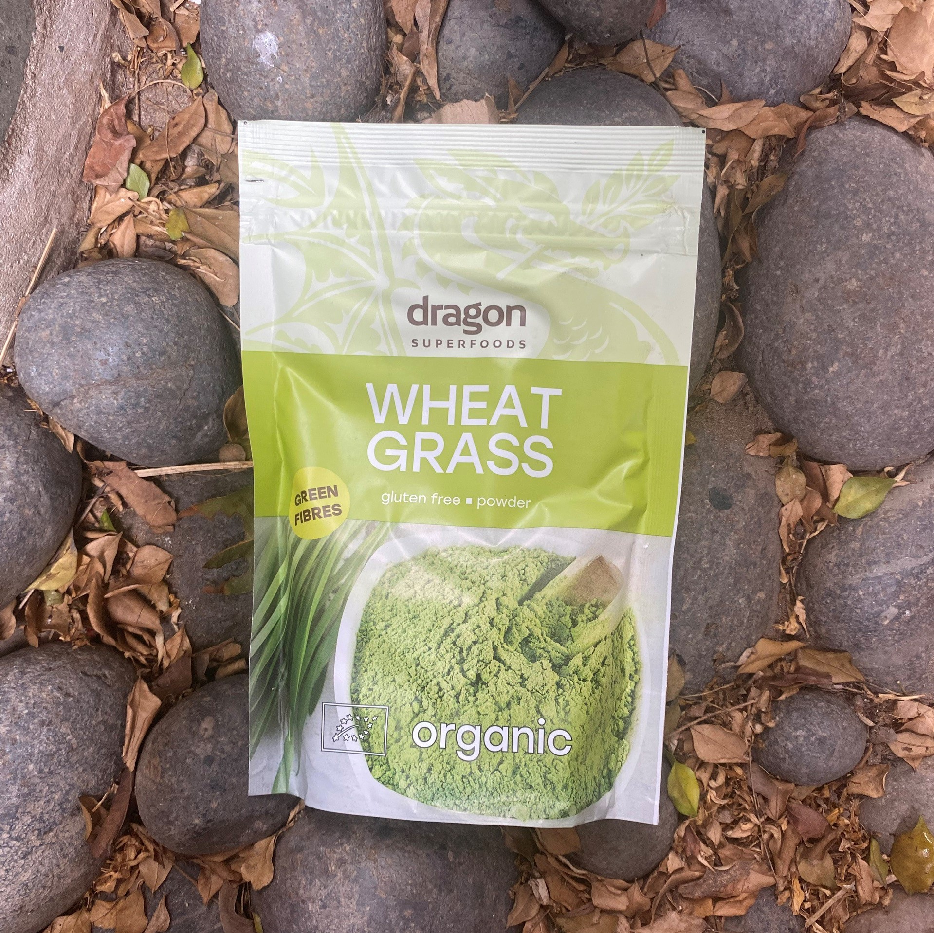 Bột cỏ lúa mì hữu cơ Dragon superfoods 150gr Wheat grass Dragon superfoods 150gr