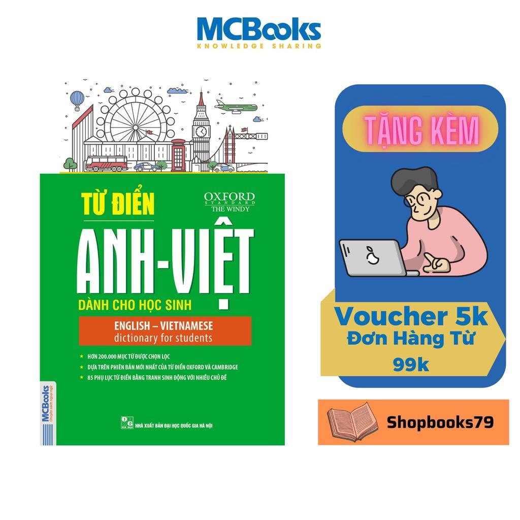 Sách Từ điển Anh Việt dành cho học sinh (bìa xanh lá cây)