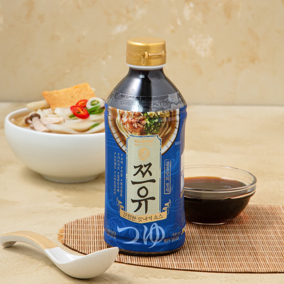 Nước Tương Tsuyu Dùng Với Mì Soba, Udon, Kiều Mạch No Brand 500ml