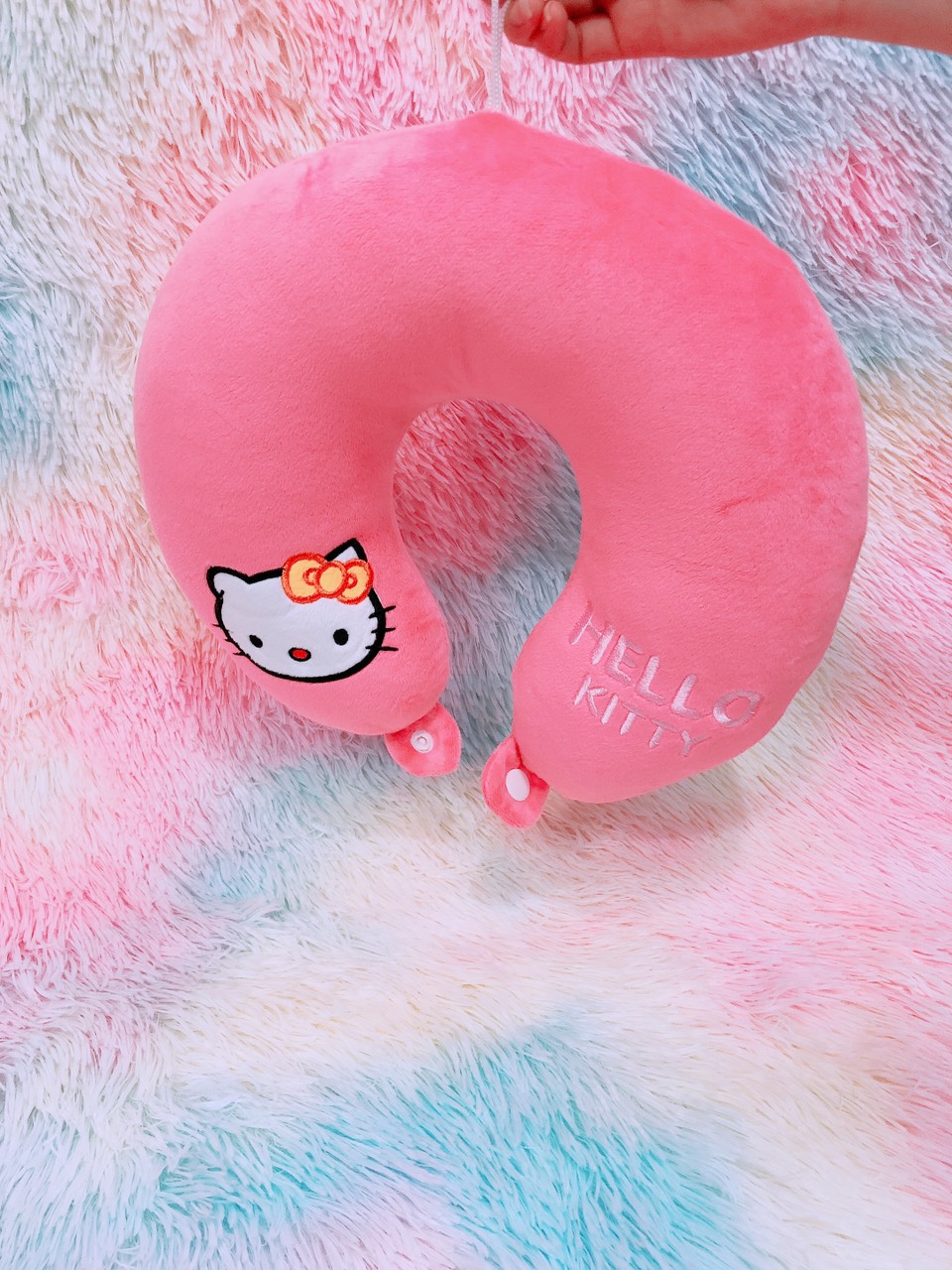 Gối kê cổ , chữ U Hello Kitty