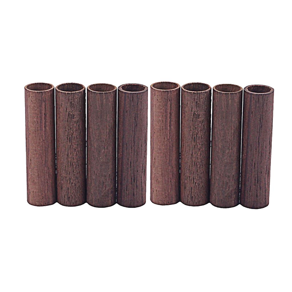 8pcs Rosewood Guitar Truss Rod Hollow Pipe Guitar Neck Replacement Accessory