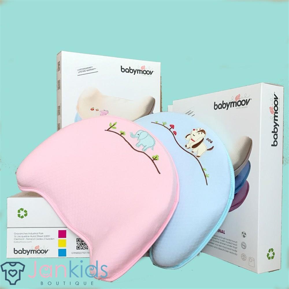 Gối cao su non chống méo bẹp đầu Baby Moov chính hãng