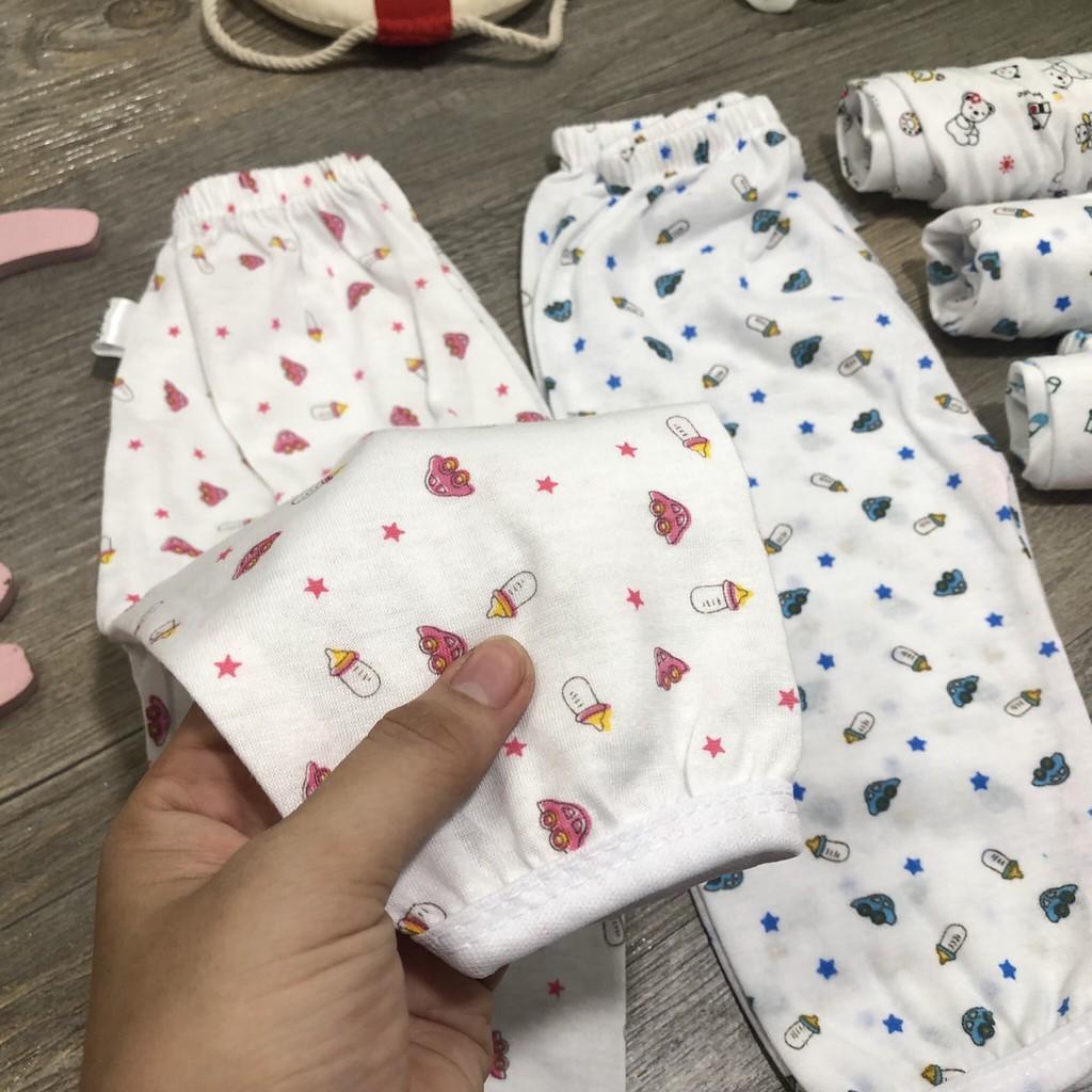 Quần dài bình sữa cotton cho bé sơ sinh 0-10kg, hàng mền và đẹp