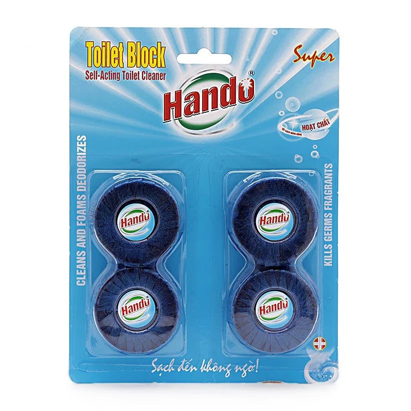 Combo 3 vỉ 12 viên tẩy và làm thơm toilet Hando