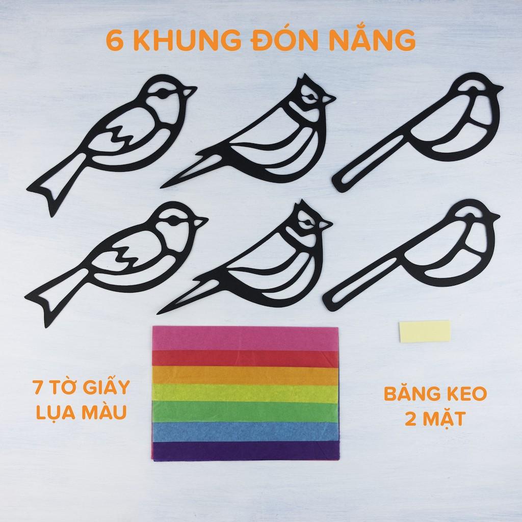 Bộ Thủ Công 6 Chim Sâu Đón Nắng