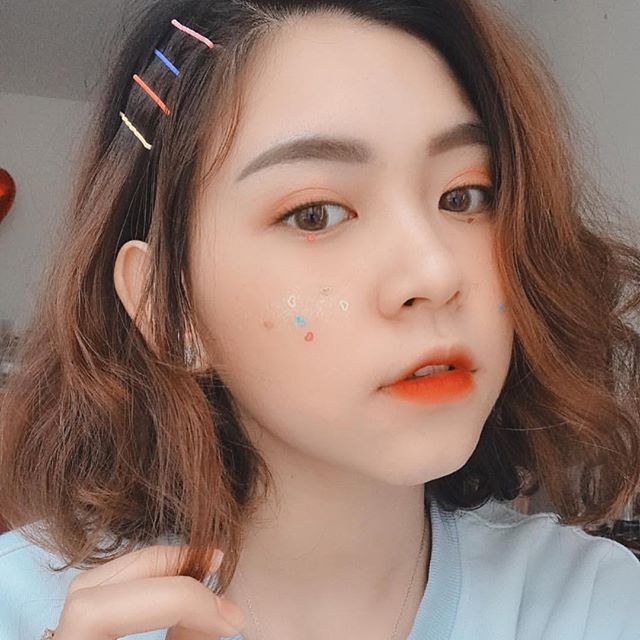 Set 10 Kẹp Tóc, Kẹp Tăm Nhiều Màu Sắc Kiểu Hàn quốc Cực Xinh
