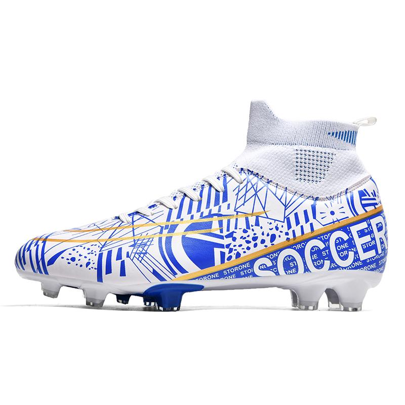 LSYAAAAA giày bóng đá nam cao trên FG/TF chống trượt cỏ đào tạo giày trẻ em bóng đá futsal giày thể thao trẻ em 2023 mới