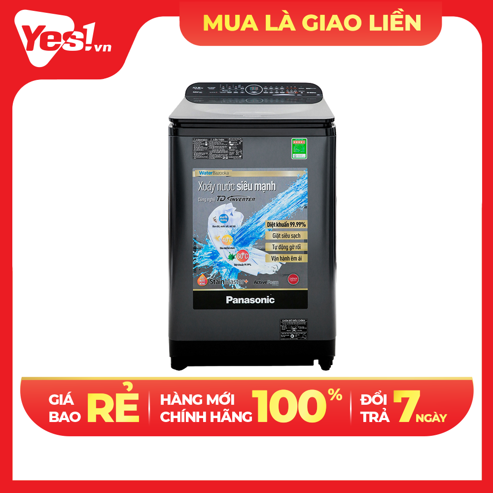 [CHỈ GIAO TẠI HCM] - Máy Giặt Cửa Trên Panasonic 11KG NA-FD10VR1BV - Hàng Chính Hãng