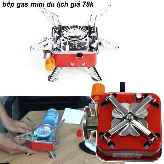 BẾP GA MINI DU LỊCH SIÊU NHỎ GỌN XẾP GỌN ĐƯỢC