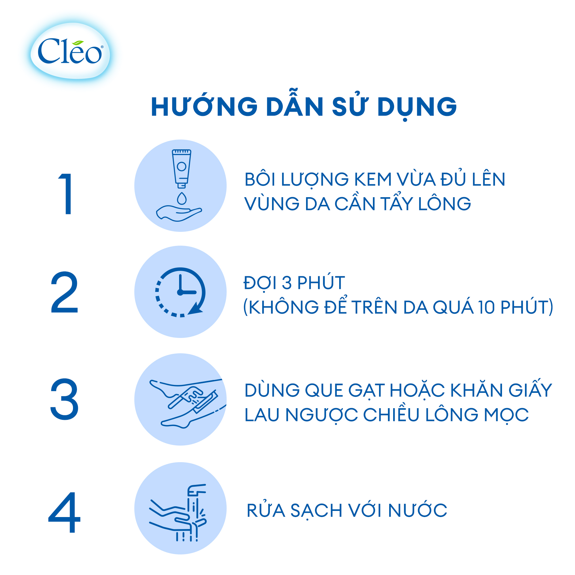 Kem Tẩy Lông Chiết Xuất Bơ Cleo Dành Cho Da Thường 25g, an toàn, không đau và đạt hiệu quả nhanh chóng
