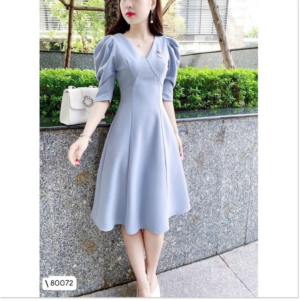 ĐẦM UMI XINH XẮN, HỌA TIẾT TRƠN NHƯNG KHÔNG KÉM PHẦN SANG TRỌNG