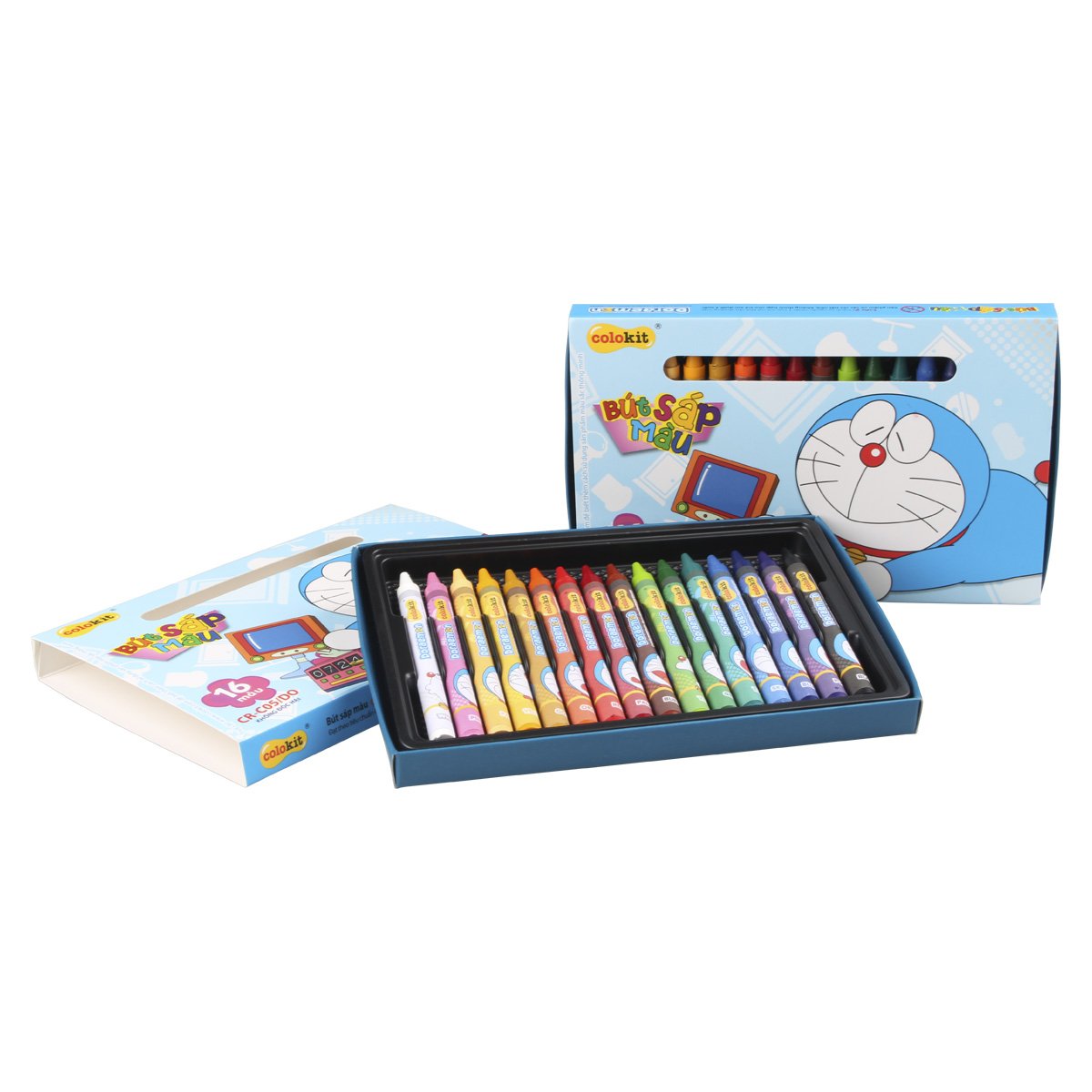 Bút Sáp màu Thiên Long Doraemon CR-C05/DO - 16 màu