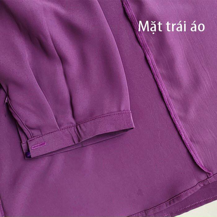Áo Sơ Mi Kiểu Trung Niên Nữ Sang Trọng Lịch Sự Cho Mẹ Và BÀ, Áo Trung Niên Trơn Có Cổ Trung Niên Đi Tiệc